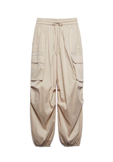 Pantalone Aniye By donna 1858031141 cargo alpha sand con coulisse Aniye by | Pantaloni | 1858031141